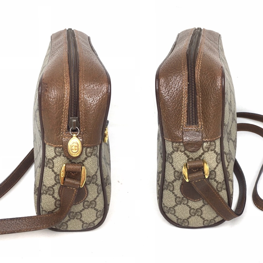 Authentic Gucci brown monogram coated canvas crossbody bag - Picture 15 of 16